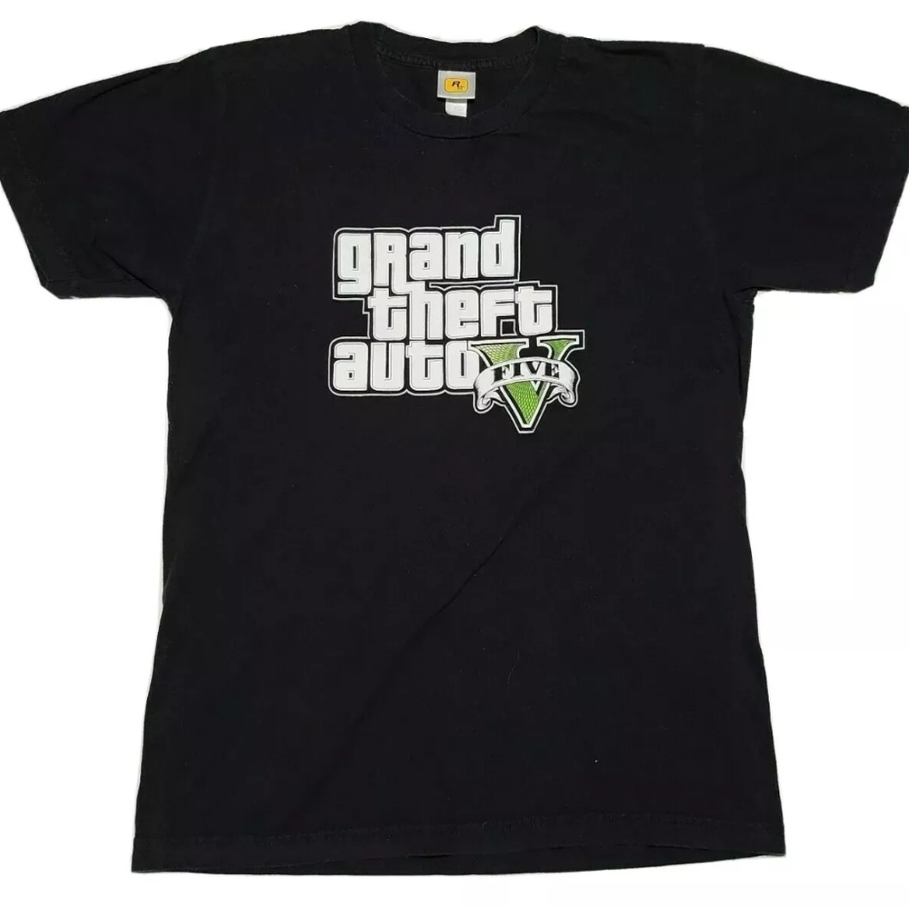 Grand Theft Auto IV GTA 5 Promo T-shirt Rockstar